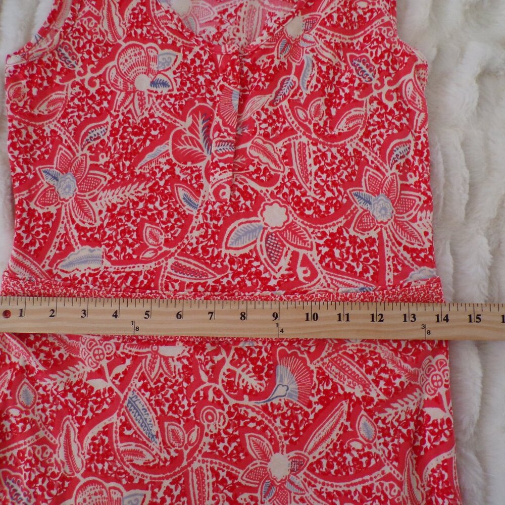 NWOT Tory Burch floral orange silk dress S - Picture 8 of 11